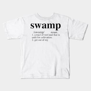 Swamp Dictionary Funny Ogre Kids T-Shirt